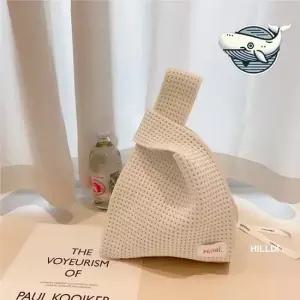 캐주얼 실용 손목가방 미니토트백 봉투형 가방 미니가방 왕골가방 골프파우치 마실가방