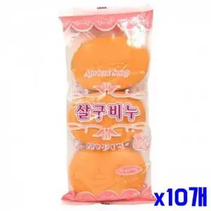 [셀러에이드]WL 은은한 살구향 세수비누 3P x10개
