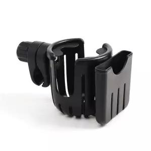 [하프클럽/알티피아]유모차 컵홀더 스마트폰거치대 블랙 나들이 커피 회전