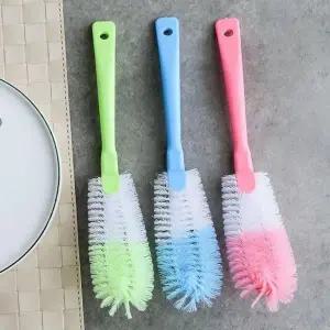 [하프클럽/알티피아]우유병세턱솔 젖병 유리병 나선형 위생적인 보온병세척솔 30cm