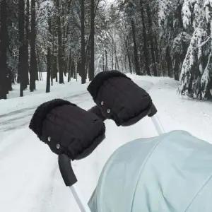 겨울 유모차 산책 기모 안감 핸드머프 장갑 탈부착