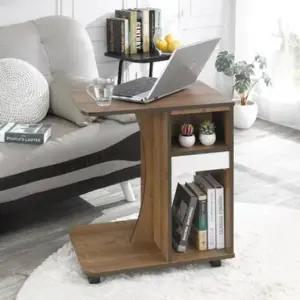 거실테이블 무빙와이드이너테이블 이동식 보조책상 간이탁자 협탁