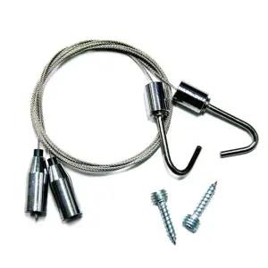 유니온 천장고리와이어줄 J고리형 와이어줄 (CW05) 액자걸이 미술품 전시