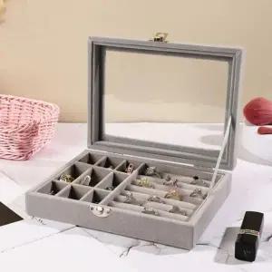 [하프클럽/]벨벳 악세사리 보관함 아기 돌반지함 빈티지 반지