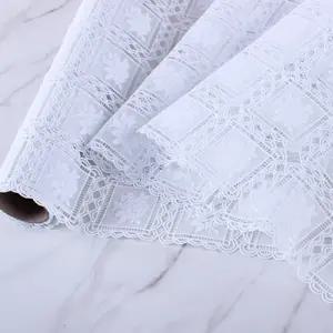 항균 레이스 식탁보 매트커버 화이트 센터로즈 L GD-531