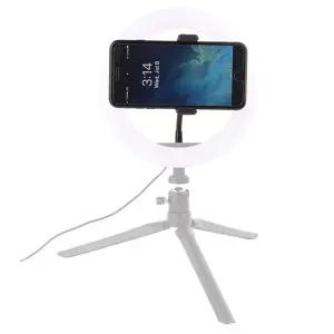 [골드스마일]핸드폰 홀더 스탠드 LED 링 라이트 삼각대 조명 방송 촬영 장비