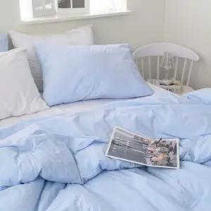 호텔 침대 고밀도 60수 차렵이불 베게 세트 ss 극세사