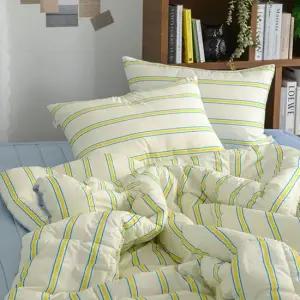 사계절 양면 일체형 차렵이불 패드 세트 Q 극세사 차렵이불