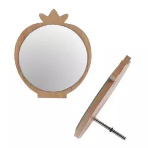 사과 탁상 거울 사과거울 나무거울 심플한거울 깔끔한거울 탁상거울