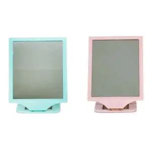 파스텔 사각 스탠드거울 대 1개 화장대거울 탁상거 탁상거울 탁상용거울 테이블거울 책상거울