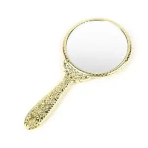 작은손거울 미용 화장 손거울 손잡이 매장 거울 골드 모던스타일 공주손거울 여자친구선물
