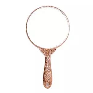 에이브 엔티크 공주거울 대(로즈골드) 화장거울 휴대용거울 파우치거울 메이크업거울 미용경