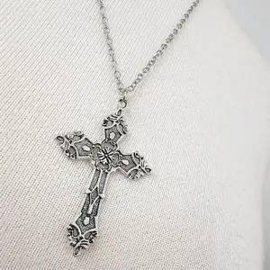 [하프클럽/]빈티지 클래식 여성 십자가 코스프레 소품 트렌디