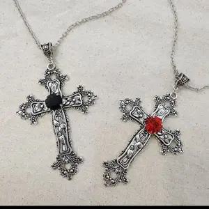 [하프클럽/]빈티지 십자가 액세서리 엔틱 큐빅 목걸이 패션