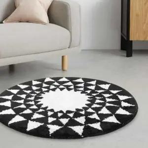 ( )원형단모러그 대형러그 러그매트 거실카페트