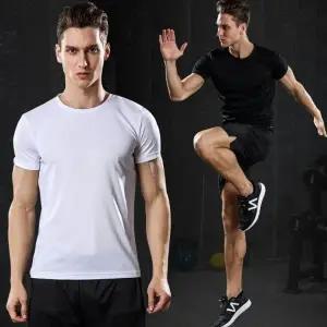 온나핏 짐티셔츠 여름반팔 반팔티셔츠 짐셔츠 반팔 기 헬스 남성용 여름 트레이너티셔츠 기본티셔츠 운동