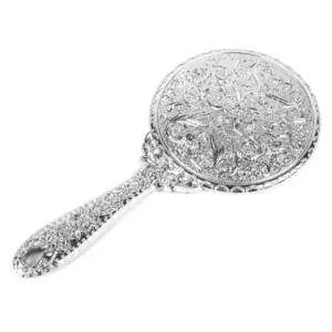 작은손거울 미용 화장 손거울 손잡이 매장 거울 실버 모던스타일 공주손거울 여자친구선물