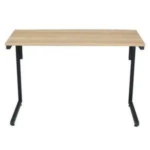 철제 프레임 우드 테이블 인테리어 테이블 메이플 원목책상 오피스책상 스탠드책상