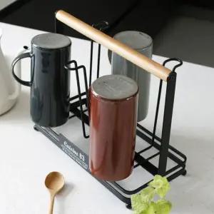 모던한 디자인 머그컵 커피잔 걸이 컵꽂이 컵진열대 주방컵걸이 컵건조대 컵꽂이