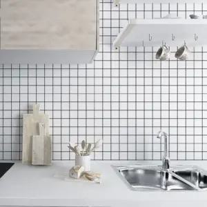 5m 타일 가구 주방 싱크대 포인트 벽지 스티커 시트지 타일시트지 포인트벽지 가구시트지