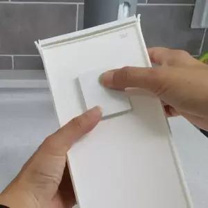 벽부착 비닐팩 비닐봉투 정리함 화이트 비닐봉지정리함 비닐정리함 비닐보관함