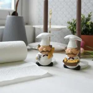 주방장 아저씨 키친타올 홀더 1P 랩걸이 주방 소품 키친타올거치대 키친타올홀더