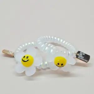 [콩심팥심]스마일 데이지 스프링 머리끈 팔찌