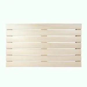 화장실발판 목욕탕 원목 욕실 발판 화장실 나무매트 86-50cm