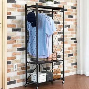 이동식행거 옷걸이행거 옷장행거 접이식 옷방행거 시