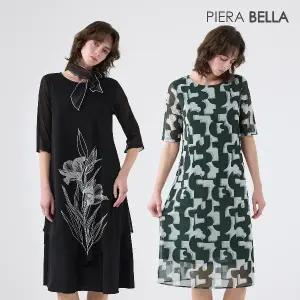 [피에라벨라] 메쉬 프린트 원피스 2종 여성