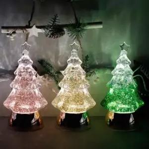 트리무드등 크리스마스 소품 조명 장식 트리모양 오르골 워터볼