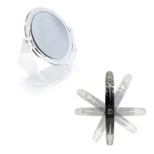 투명아크릴 양면 탁상거울 정면 일반 후면 확대 다용도거울