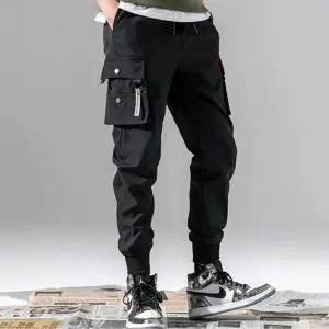 남자 2컬러 캐주얼 스포티 겨울 융털 포켓 조거팬츠 (HSJ-WFGFBYQ)