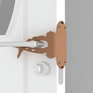 방문 닫힘 소리방지 실리콘 커버 문쾅 방지 충격보호 고리형 도어락 쿠션