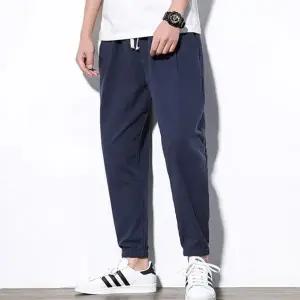 남성 5컬러 여름 조거바지 밴딩린넨조거팬츠 9부 배기 (HSJ-WCEE46B)