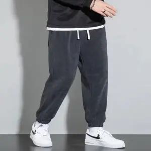 남성용 겨울바지 방한팬츠 밴딩 플러시 기모 팬츠 (HSJ-WFGA4XH)