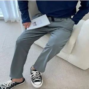 남자 4컬러 세미바지 남자슬랙스 긴바지 밴딩팬츠 (HSJ-WCED678)