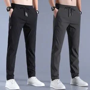 여름철 쿨링원단 남자 데일리 밴딩형 일자팬츠 (HSJ-WFIYW27)