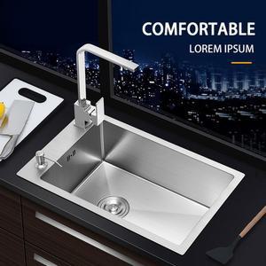 간이싱크대 탕비실 야외 주방 씽크볼 80CM왼쪽싱크대 리모델링 사각