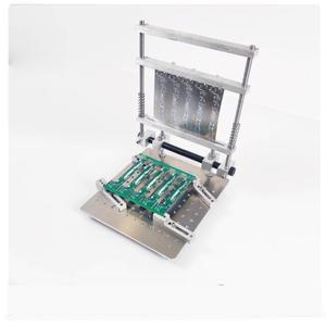 PCB 강철 메쉬 솔더 페이스트 인쇄 플랫폼 SMT 수동 미니 기계 와이어