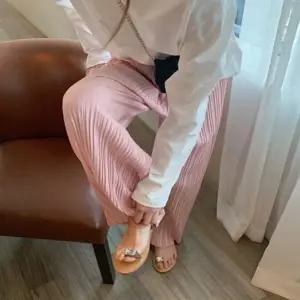 여성 하이웨스트 플리츠 팬츠 반바지 긴바지세트 (HSJ-WFHECB9)