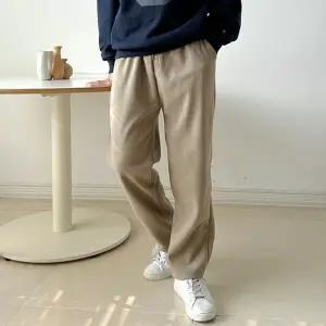 남성 골덴 양털 기모 팬츠 겨울 트레이닝 밴딩 바지 (HSJ-WFHD7TU)