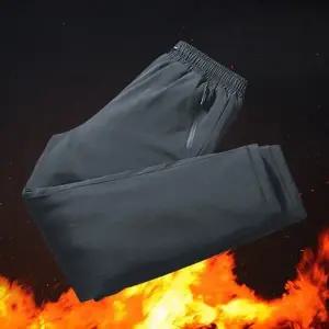 겨울 방한 팬츠 편한 허리밴딩 따뜻한 남성 긴바지 (HSJ-WEE9024)