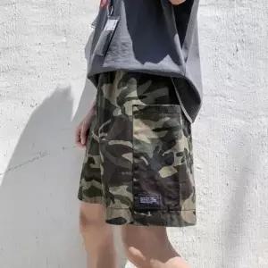 남자 여름 사이드 포켓 밀리터리 밴딩 반바지 루즈핏 (HSJ-WEDDF89)