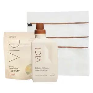 디아 신생아 빨래 풀패키지 캡슐세제 30개입+유연제1L+사각세탁망 3종