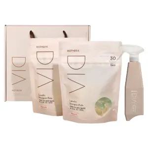 디아 신생아 아기 세탁 올인원 세제 선물세트 캡슐세제X2팩+얼룩제거제500ml