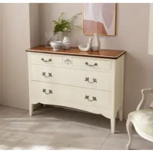 이태리 엔틱 화이트 미니멀 원목 3단 콘솔 서랍장 / 아이방 기숙사 슬림 긴