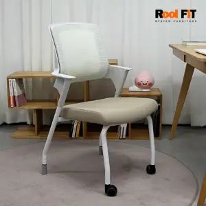 [루이핏]SKY 공부 몰입 집중력 의자 (화이트 프레임)_무료배송