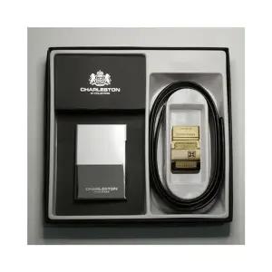 남성용 가죽 지갑 벨트 선물세트 고급스러운 스타일 편리한 사이즈