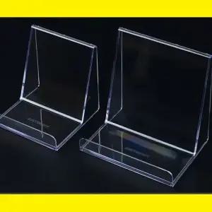 매장 다용도 경사용 핸드폰 스탠드 아크릴 진열대 택 핸드폰거치 매장진열 가게진열